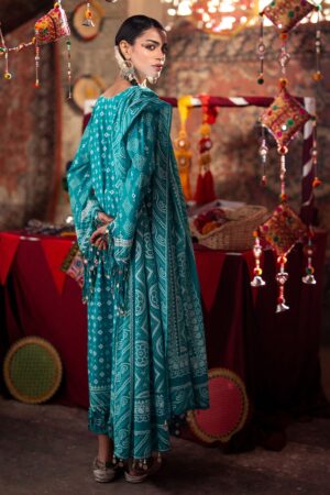 My Fashion Road Gul Ahmed Chunri Lawn Unstitched Collection 2025 | CL-52178 B