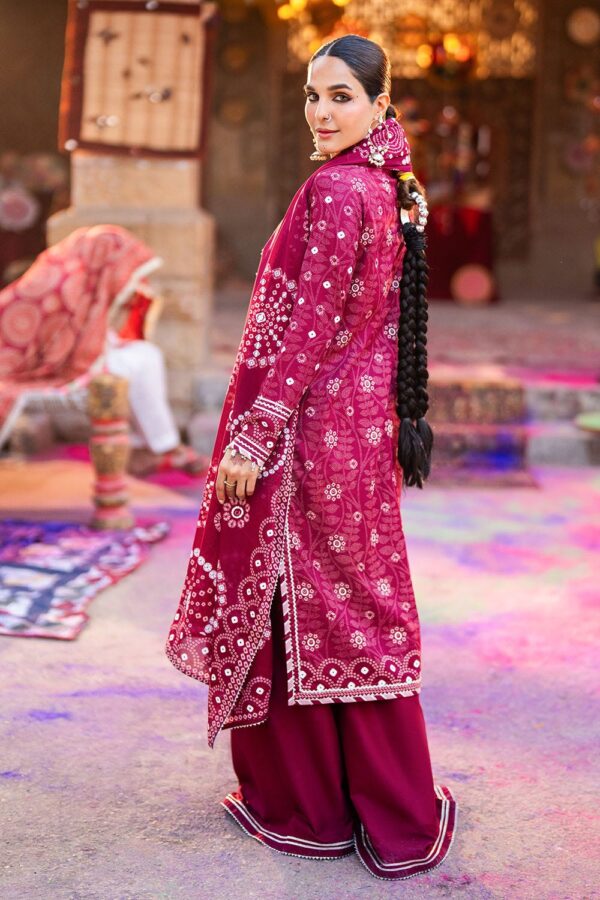 My Fashion Road Gul Ahmed Chunri Lawn Unstitched Collection 2025 | CL-52403 B