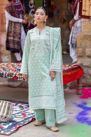 My Fashion Road Gul Ahmed Chunri Lawn Unstitched Collection 2025 | CL-52172 A