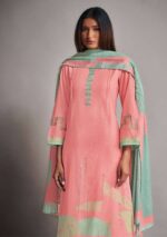 My Fashion Road Omtex Cheeky Digital Printed Cotton Linen Suit | 7021 – A