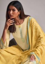 My Fashion Road Omtex Cheeky Digital Printed Cotton Linen Suit | 7021 – D