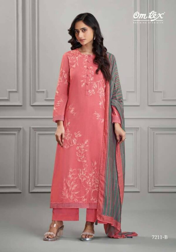 My Fashion Road Omtex Kabool Summer Wear Premium Designs Lawn Cotton Suit | 7211 – B