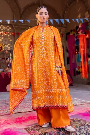 My Fashion Road Gul Ahmed Chunri Lawn Unstitched Collection 2025 | CL-52399 A