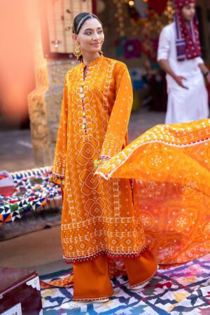 My Fashion Road Gul Ahmed Chunri Lawn Unstitched Collection 2025 | CL-52399 A