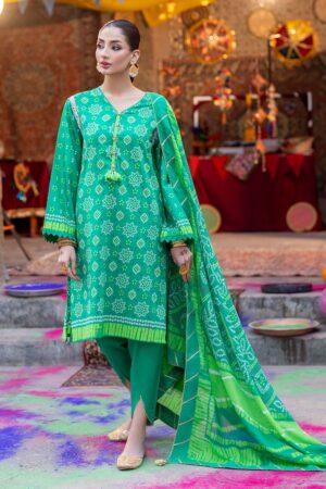 My Fashion Road Gul Ahmed Chunri Lawn Unstitched Collection 2025 |CL-52445 A