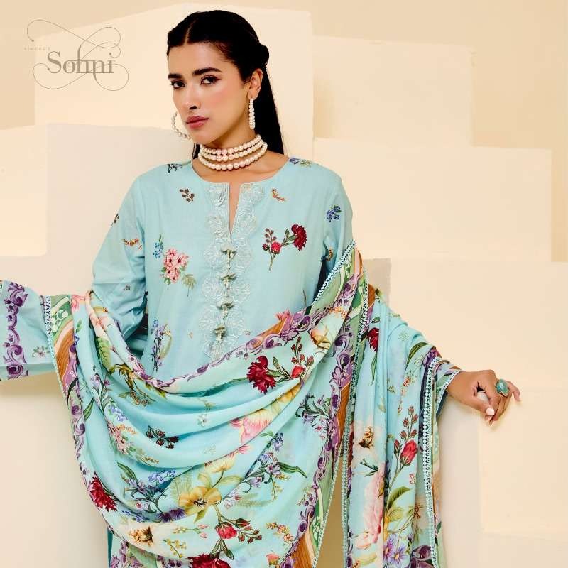 My Fashion Road Kimora Sohni Summer Designer Cotton Dress | 171 B My Fashion Road Kimora Sohni Summer Designer Cotton Dress | 171 B