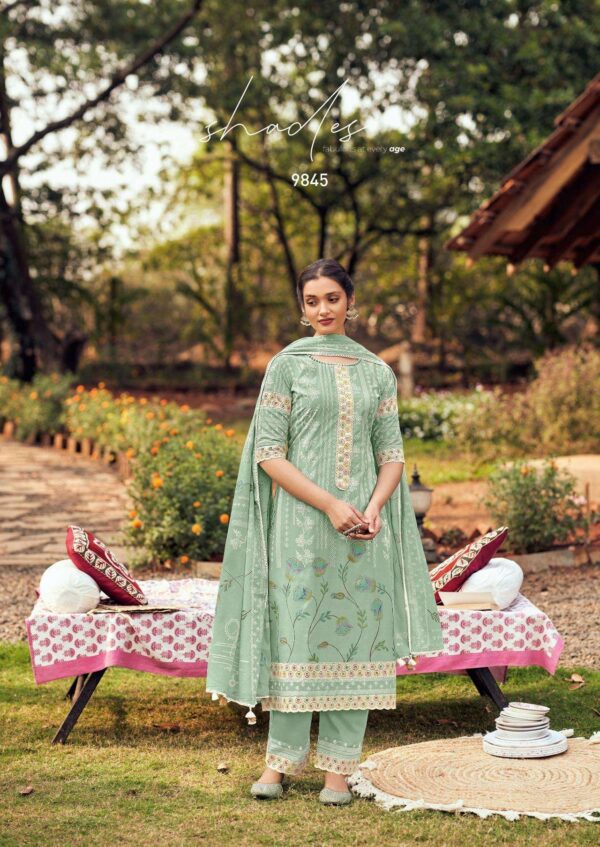 My Fashion Road Jay Vijay Saadagi Fancy Stylish Cotton Ladies Suit | 9845