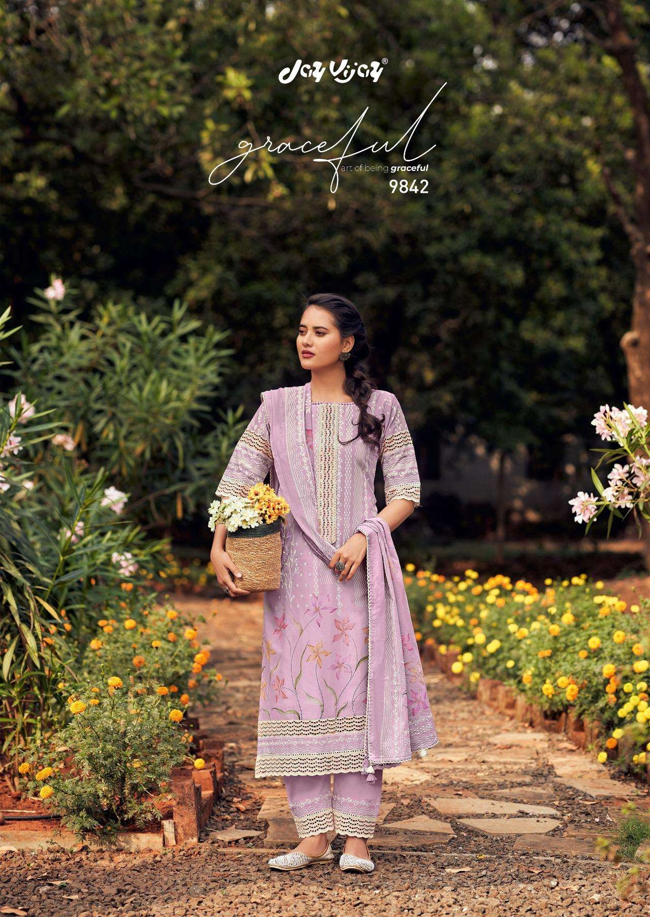 My Fashion Road Jay Vijay Saadagi Fancy Stylish Cotton Ladies Suit | 9842 My Fashion Road Jay Vijay Saadagi Fancy Stylish Cotton Ladies Suit | 9842