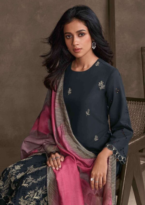 My Fashion Road Omtex Drape Lawn Cotton Premium Designs Suit | 7351-B