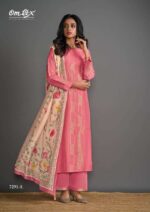 My Fashion Road Omtex Breeze Exclusive Stylish Muslin Jacquard Suit | 7291-A
