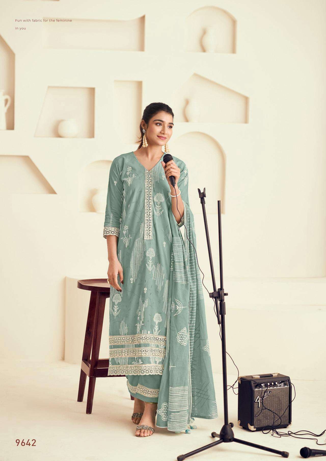 My Fashion Road Jay Vijay Forever Girl Ethnic Wear Cotton Summer Suit | 9642 My Fashion Road Jay Vijay Forever Girl Ethnic Wear Cotton Summer Suit | 9642