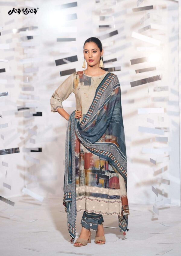 My Fashion Road Jay Vijay Darpan Exclusive Stylish Pure Linen Suit | 9905