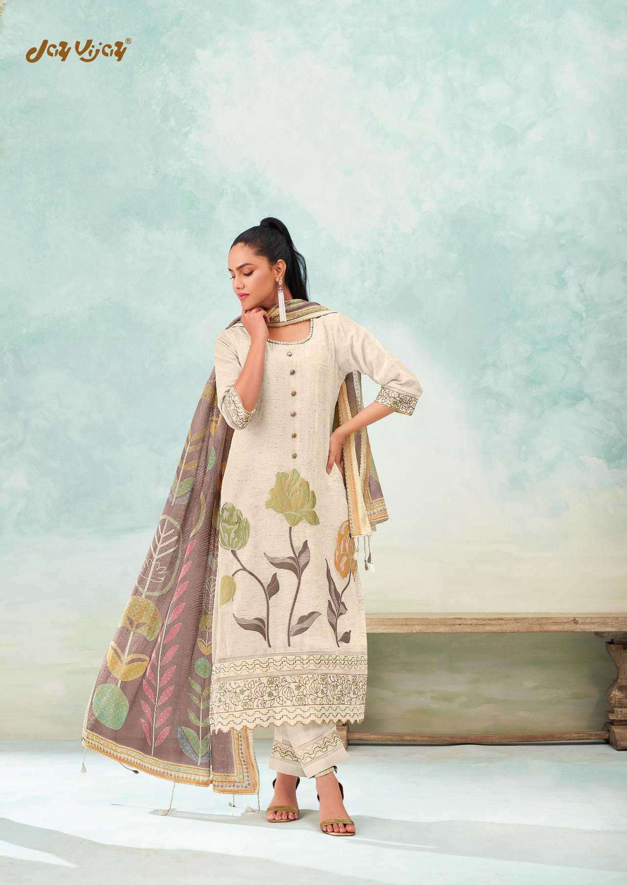 My Fashion Road Jay Vijay Gulmohar Linen Exclusive Designer Linen Suit | 9766 My Fashion Road Jay Vijay Gulmohar Linen Exclusive Designer Linen Suit | 9766