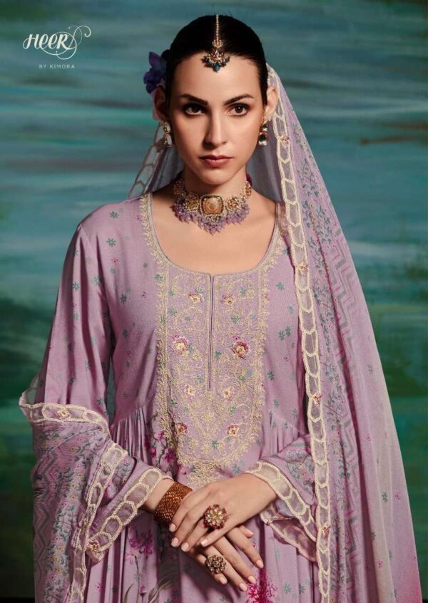 My Fashion Road Kimora Heer Shehzaadi Exclusive Designer Muslin Suit | 9525