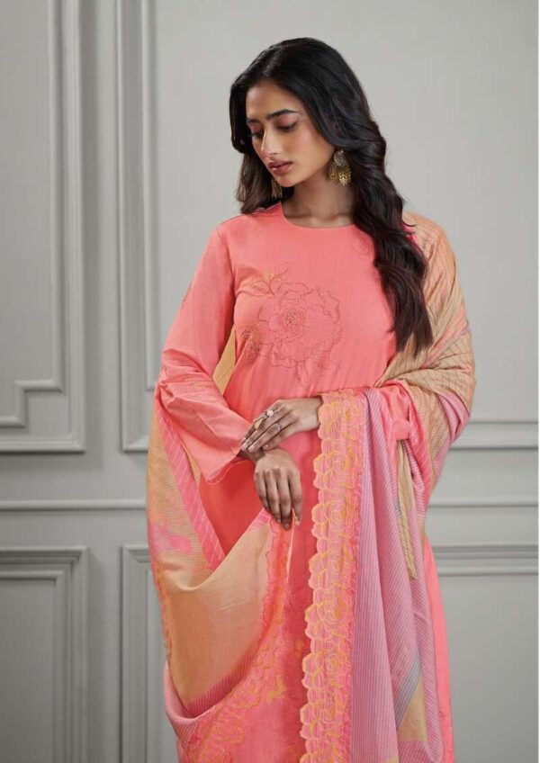 My Fashion Road Omtex Sajda Pure Lawn Cotton Premium Designs Suit | 7271-A