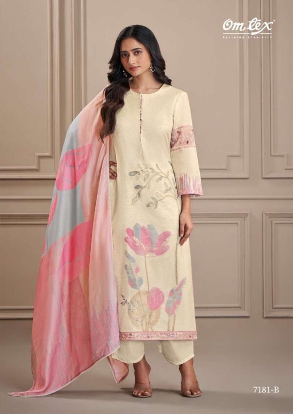 My Fashion Road Omtex Khayal Fancy Cotton Jacquard Suit | 7181-B
