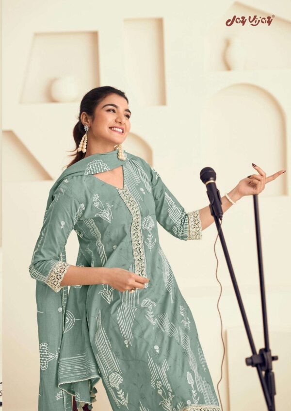 My Fashion Road Jay Vijay Forever Girl Ethnic Wear Cotton Summer Suit | 9642