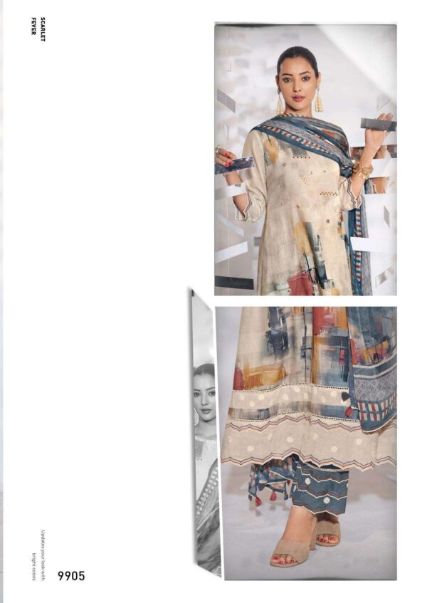 My Fashion Road Jay Vijay Darpan Exclusive Stylish Pure Linen Suit | 9905