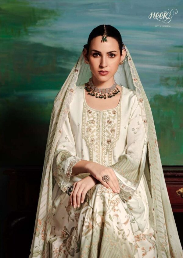 My Fashion Road Kimora Heer Shehzaadi Exclusive Designer Muslin Suit | 9523