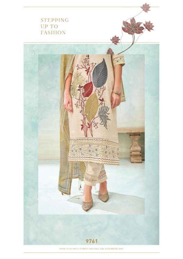 My Fashion Road Jay Vijay Gulmohar Linen Exclusive Designer Linen Suit | 9761
