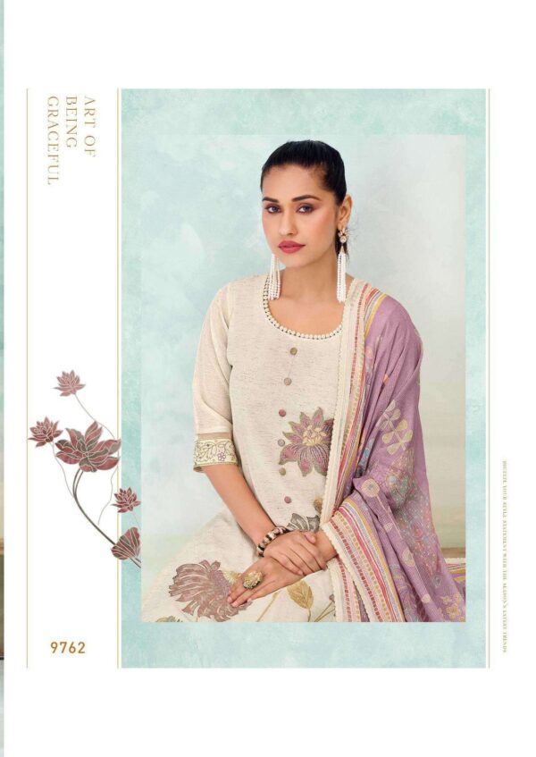 My Fashion Road Jay Vijay Gulmohar Linen Exclusive Designer Linen Suit | 9762