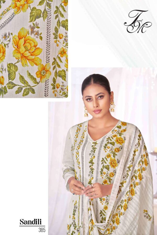 My Fashion Road T And M Designer Sandili Designer Cotton Suit | 385