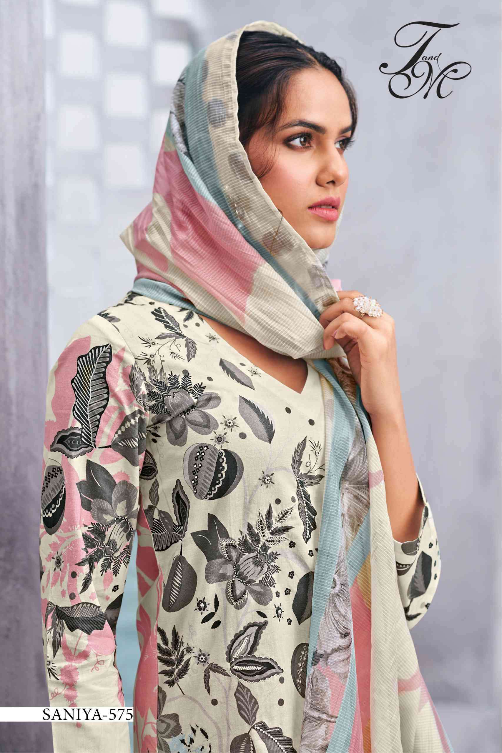 My Fashion Road T And M Designer Sanya Exclusive Pure Cotton Suit | 575 My Fashion Road T And M Designer Sanya Exclusive Pure Cotton Suit | 575