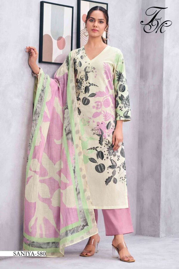 My Fashion Road T And M Designer Sanya Exclusive Pure Cotton Suit | 580