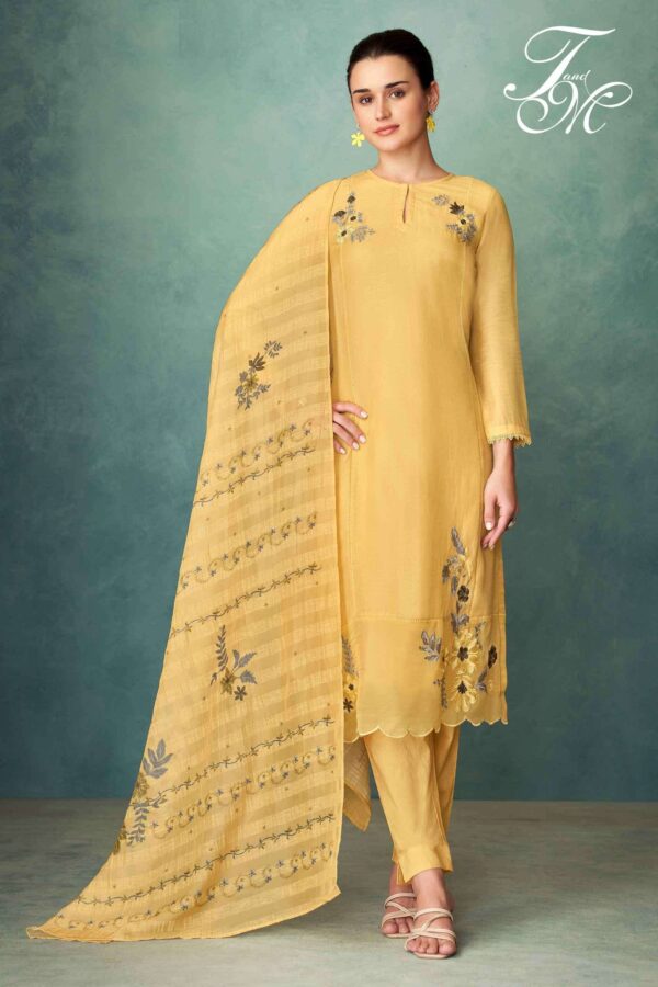 My Fashion Road T And M Designer Satakshi Excusive Designer Linen Suit | 472