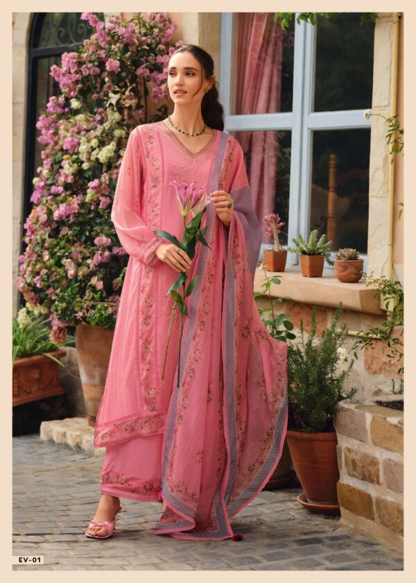 My Fashion Road Varsha Eliyaana Fancy Organza Design Latest Suit | EV-01