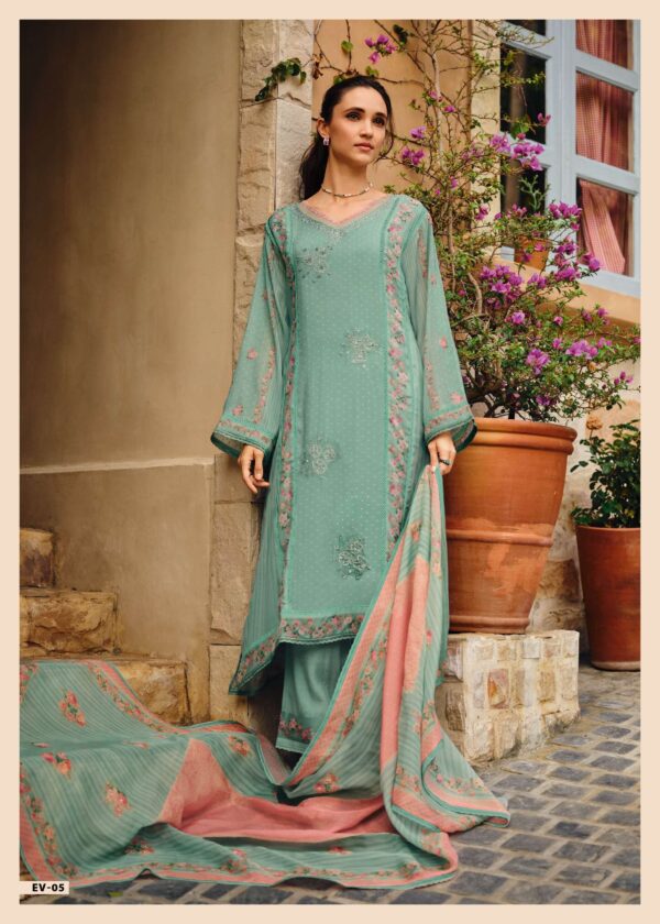 My Fashion Road Varsha Eliyaana Fancy Organza Design Latest Suit | EV-05