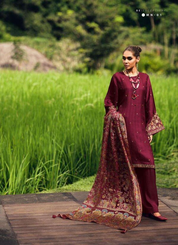My Fashion Road Varsha Mahnoor Exclusive Designer Muslin Suit | MN – 01