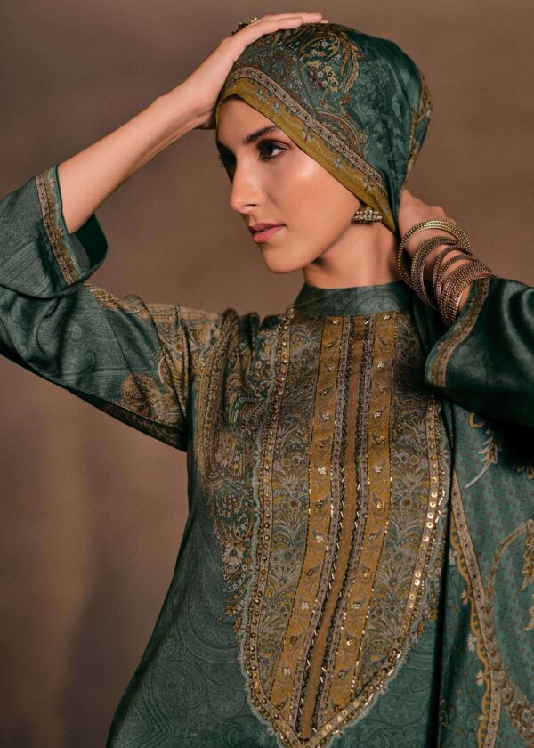 My Fashion Road Varsha Saga Exclusive Designer Muslin Unstitched Suit | SAGA-02