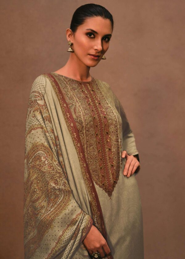 My Fashion Road Varsha Saga Exclusive Designer Muslin Unstitched Suit | SAGA-05