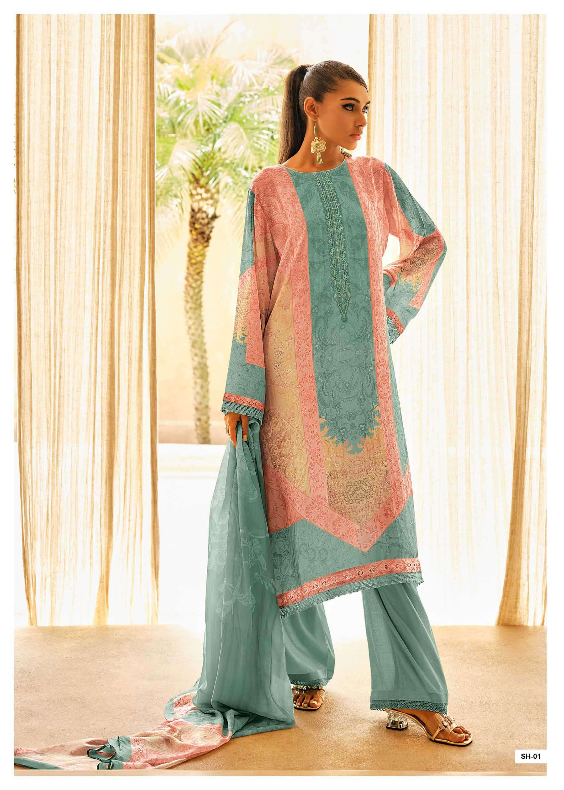 My Fashion Road Varsha Sahira Digital Printed Cotton Ladies Summer Dress | SH-01 My Fashion Road Varsha Sahira Digital Printed Cotton Ladies Summer Dress | SH-01