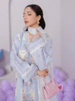 My Fashion Road Qalamkar QPrints Embroidered Lawn Collection 2025 | EM-02A My Fashion Road Qalamkar QPrints Embroidered Lawn Collection 2025 | EM-02A