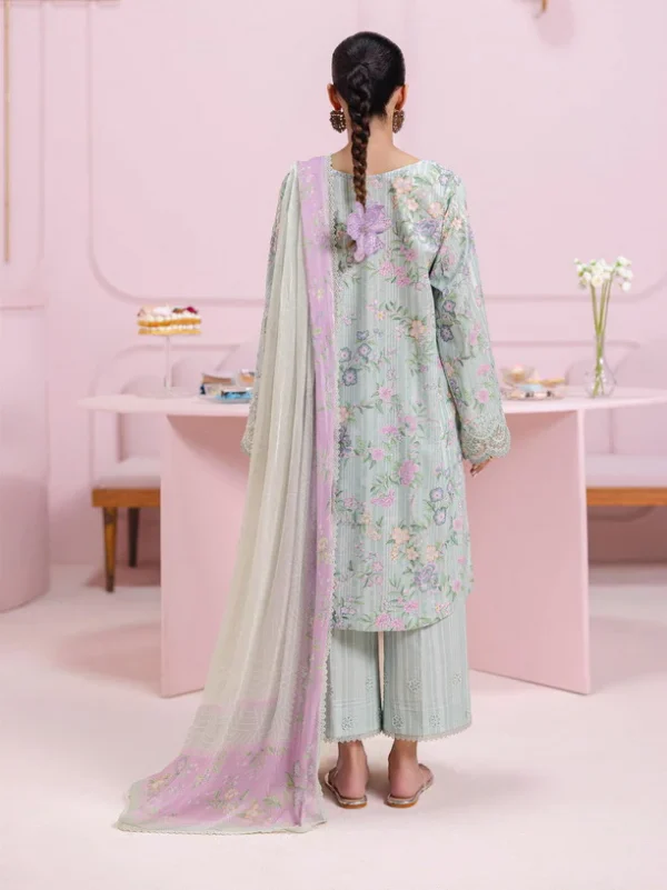 My Fashion Road Qalamkar QPrints Embroidered Lawn Collection 2025 | EM-05B