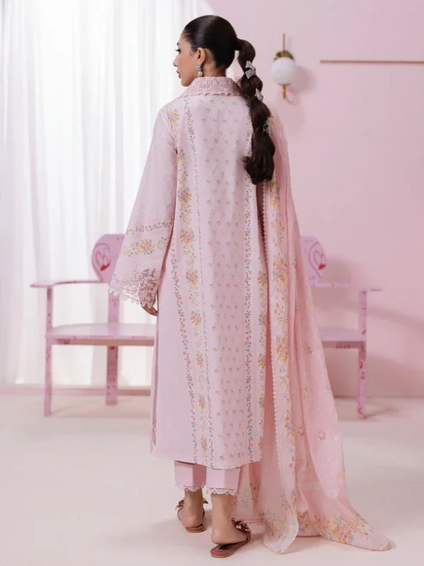 My Fashion Road Qalamkar QPrints Embroidered Lawn Collection 2025 | EM-07B