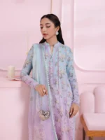 My Fashion Road Qalamkar QPrints Embroidered Lawn Collection 2025 | EM-08B My Fashion Road Qalamkar QPrints Embroidered Lawn Collection 2025 | EM-08B