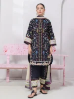 My Fashion Road Qalamkar QPrints Embroidered Lawn Collection 2025 | EM-09B My Fashion Road Qalamkar QPrints Embroidered Lawn Collection 2025 | EM-09B