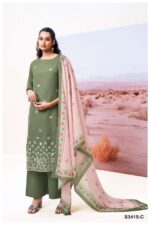 My Fashion Road Ganga Fashion Abeeha Fancy Bemberg Cotton Suit | S3415-C