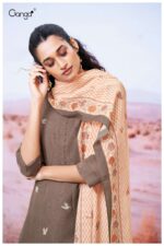 My Fashion Road Ganga Fashion Abeeha Fancy Bemberg Cotton Suit | S3415-D