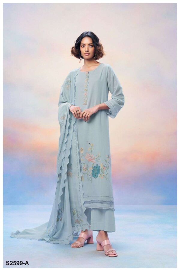 My Fashion Road Ganga Fashion Anwita Premium Designs Fancy Handwork Suit | S2599-A