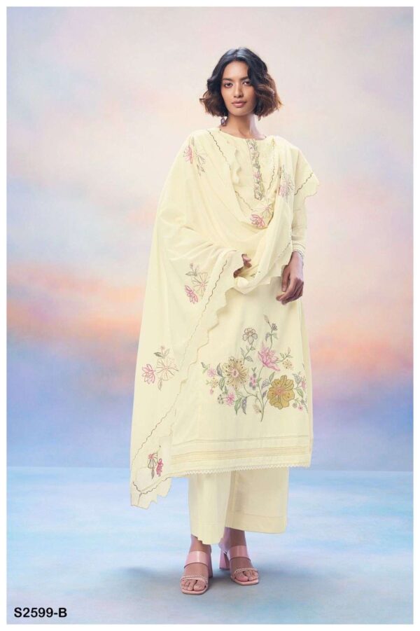My Fashion Road Ganga Fashion Anwita Premium Designs Fancy Handwork Suit | S2599-B