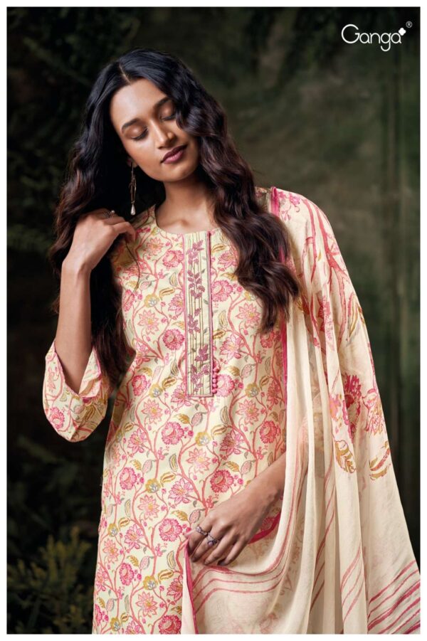 My Fashion Road Ganga Fashion Bhaviya Printed Premium Cotton Designs Suit | S3522-D