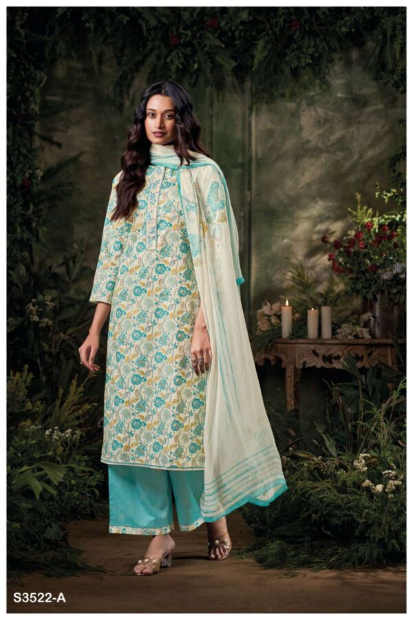 My Fashion Road Ganga Fashion Bhaviya Printed Premium Cotton Designs Suit | S3522-A