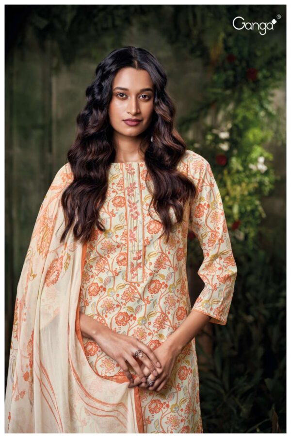 My Fashion Road Ganga Fashion Bhaviya Printed Premium Cotton Designs Suit | S3522-B