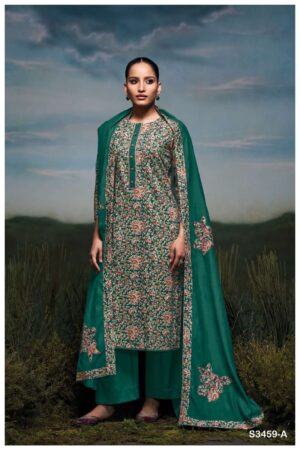 My Fashion Road Ganga Fashion Lamar Fancy Stylish Branded Suit | S3459-A