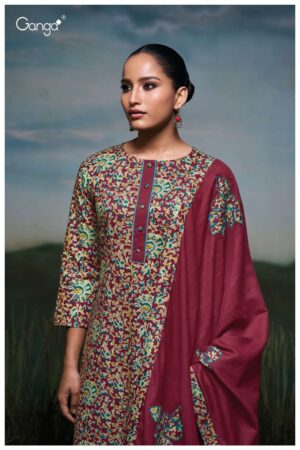 My Fashion Road Ganga Fashion Lamar Fancy Stylish Branded Suit | S3459-C