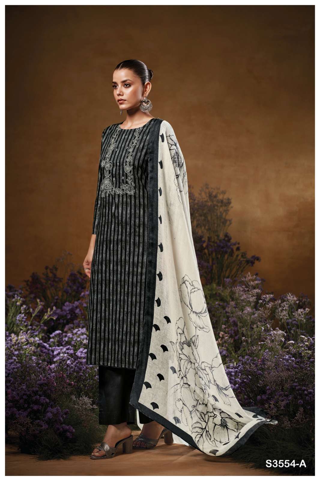 My Fashion Road Ganga Fashion Lasca Unstitch Designer Cotton Suit | S3554-A My Fashion Road Ganga Fashion Lasca Unstitch Designer Cotton Suit | S3554-A